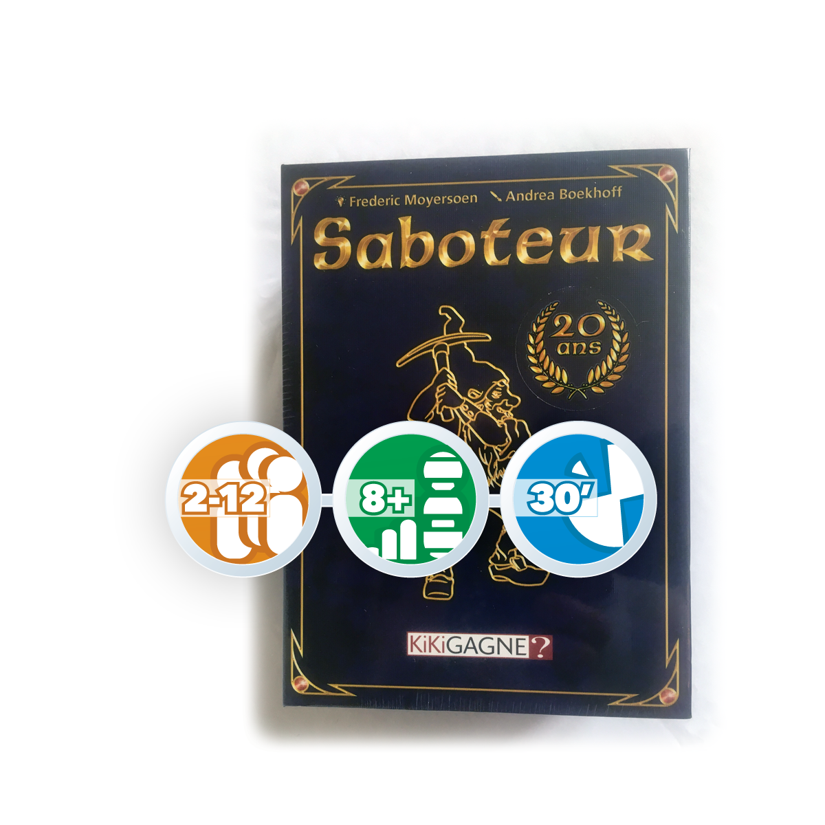 Featured image for “Saboteur (Version Française) Édition limitée du 20e – Kiki Gagne”