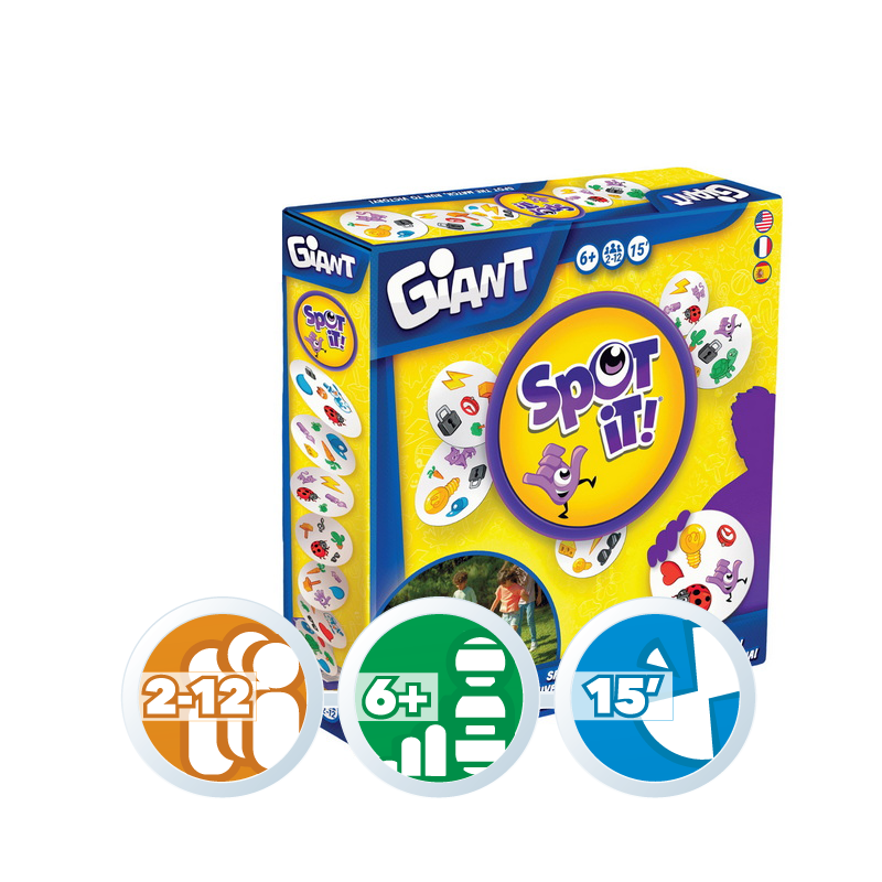 Featured image for “Spot it Géant (multilingue) – Asmodee”